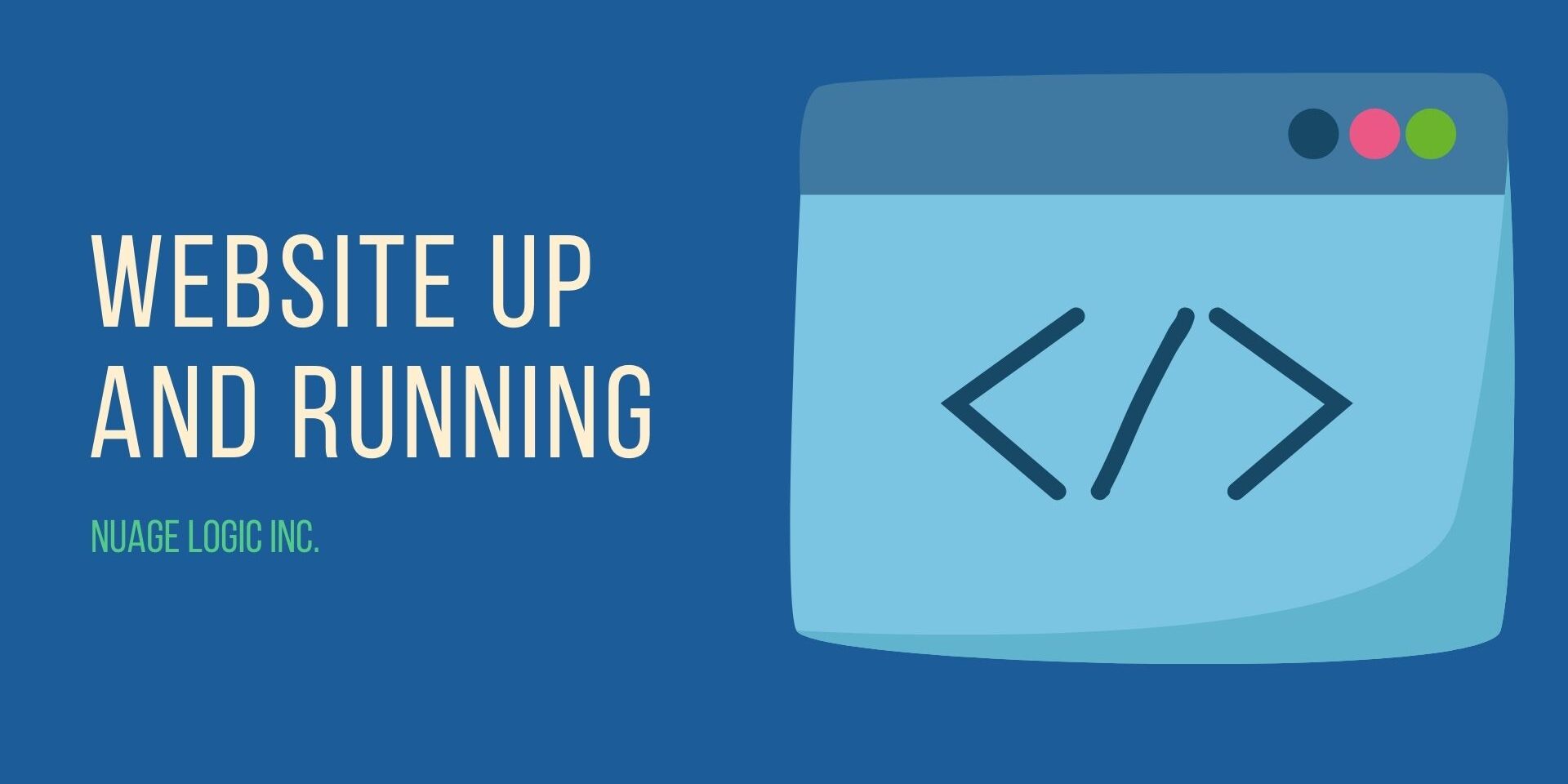 Website Up and Running