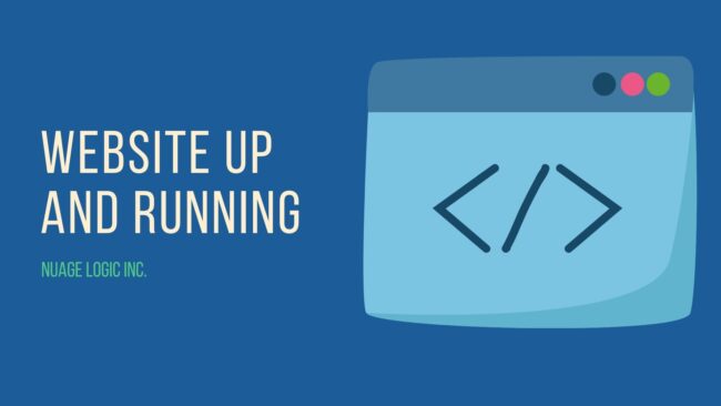 Website Up and Running